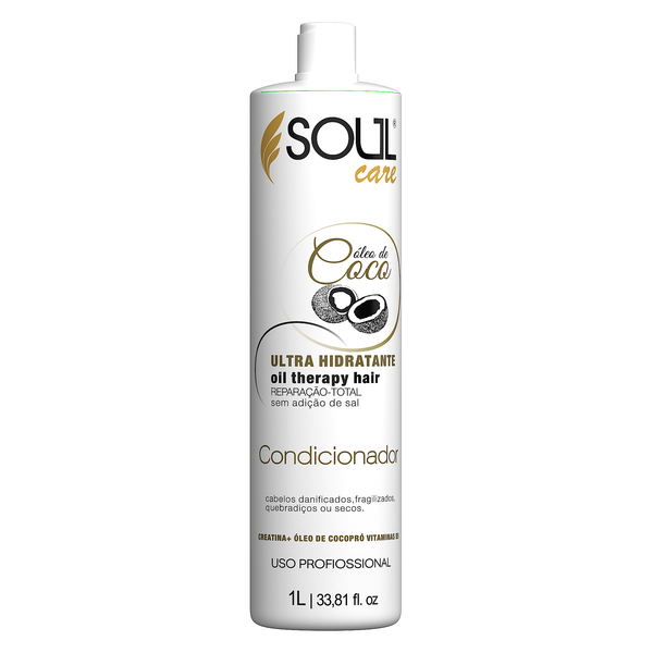 Condicionador Ultra Hidratante - Óleo de Côco Profissional 1 litro