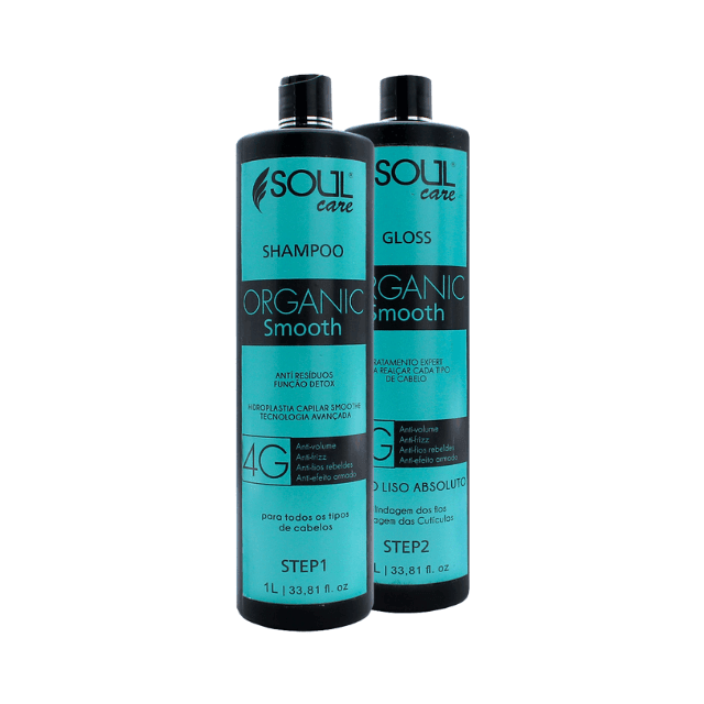 Progressiva Sem Formol Selagem Orgânica Soul Care + 2 Kits - Loja Soul Care Brasil