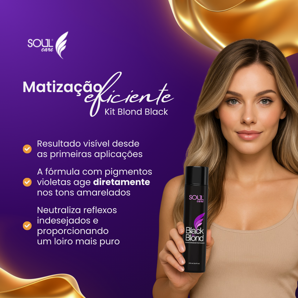 Shampoo Matizador - Redução de tons amarelados (250ml)