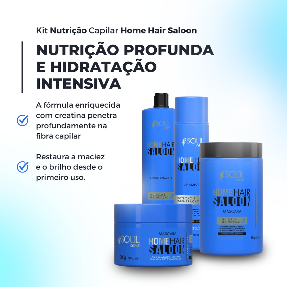 Condicionador Home Hair Saloon - Intensive Repair Nutrição 1L