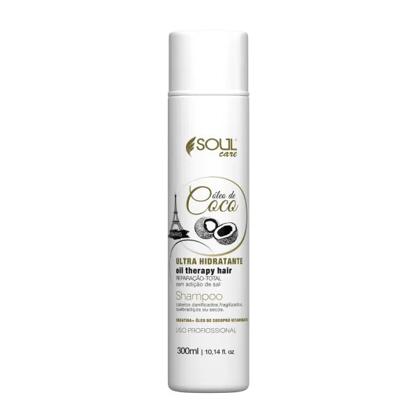 Shampoo de Óleo de Coco - Reparação total (300 ml)