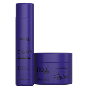 Kit Shampoo + Máscara - Evita reflexos amarelados e proporciona brilho intenso (300 Ml e 300 G)