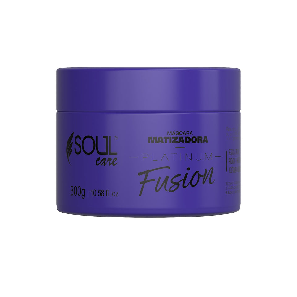 Mascara Platinum Silver Blond Matizador Soul Care 300 Ml