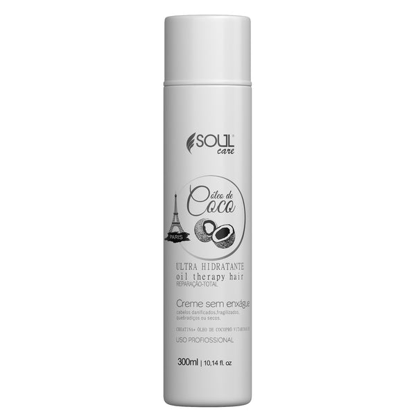 Creme Sem Enxágue de Óleo de Coco - Reparação Total (300 ml)