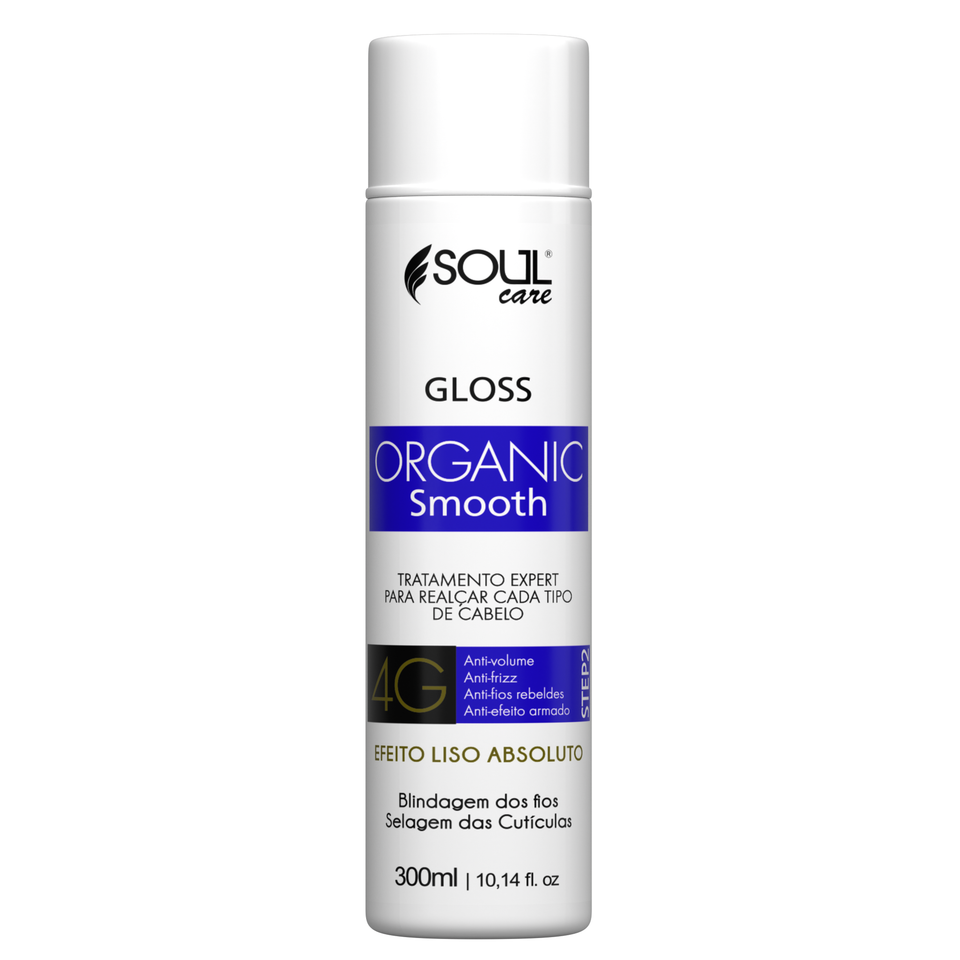 Gloss Organic Smooth - A Progressiva sem Formol Efeito Liso Absoluto