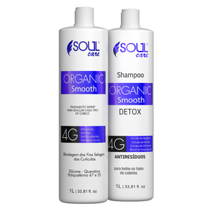 Kit Shampoo - Escova sem Formol Selagem dos Fios (Selagem 1 L) + Shampoo 1 Litro