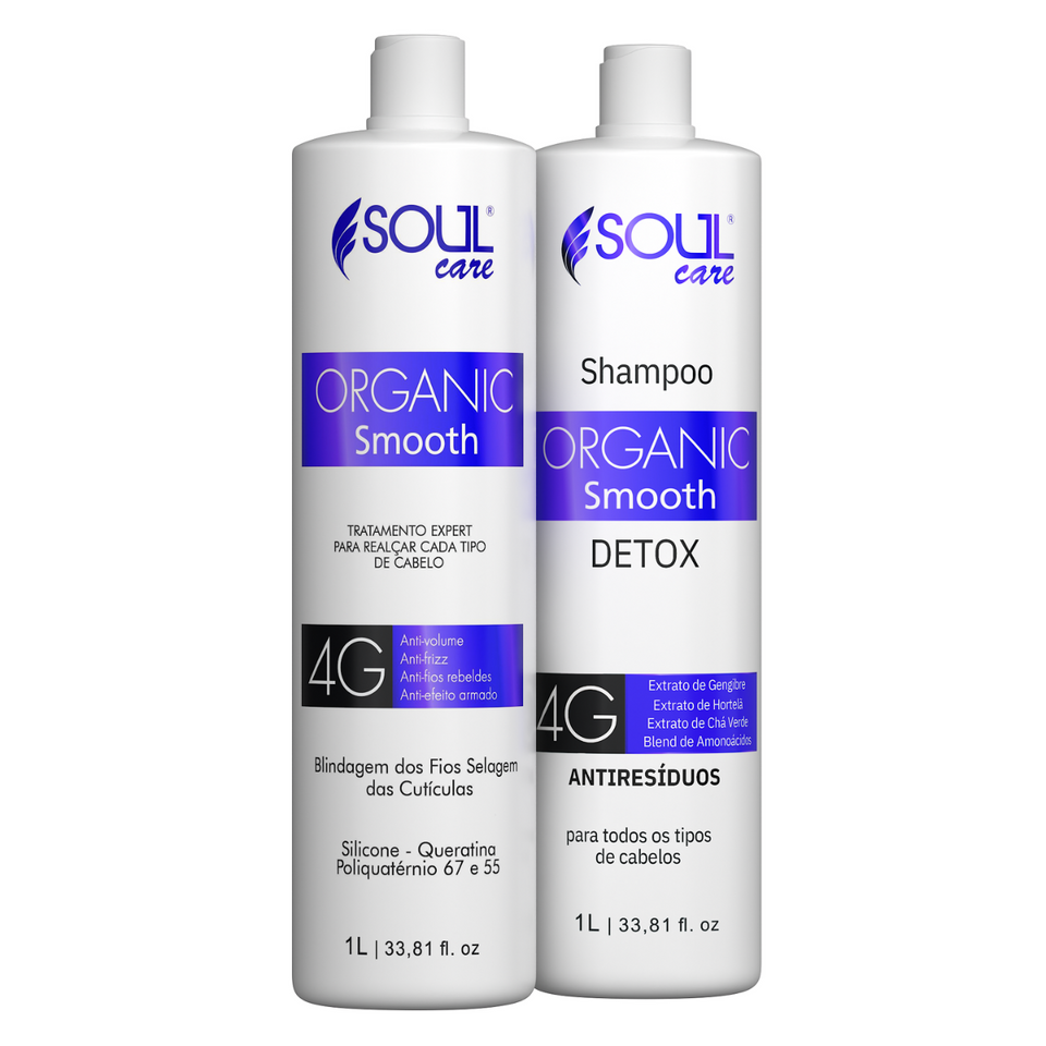 Kit Shampoo - Escova sem Formol Selagem dos Fios (Selagem 1 L) + Shampoo 1 Litro