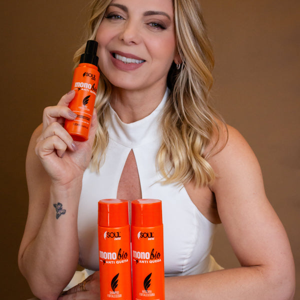 Kit Anti Queda: Shampoo, Máscara e Tônico Monobio
