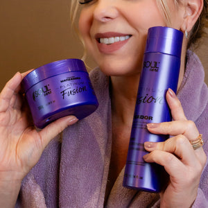 Kit Shampoo + Máscara - Evita reflexos amarelados e proporciona brilho intenso (300 Ml e 300 G)