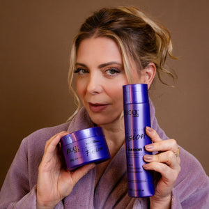 Kit Shampoo + Máscara - Evita reflexos amarelados e proporciona brilho intenso (300 Ml e 300 G)