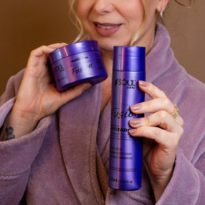 Kit Shampoo + Máscara - Evita reflexos amarelados e proporciona brilho intenso (300 Ml e 300 G)