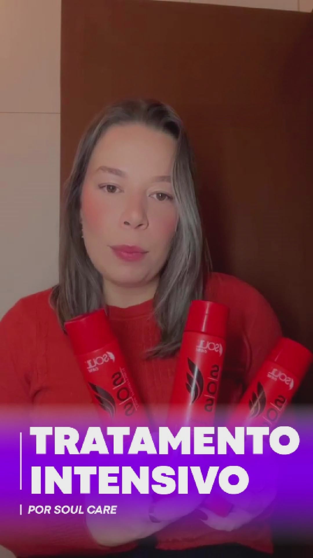 Kit Shampoo + Reconstrutor + Máscara - Recuperação e hidratação para cabelos danificados (3 unidades)